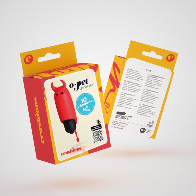O-Pet Devil - Bullet vibrant - Rouge