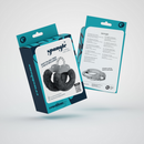 Spangle - Menottes en métal avec peluche - Noir