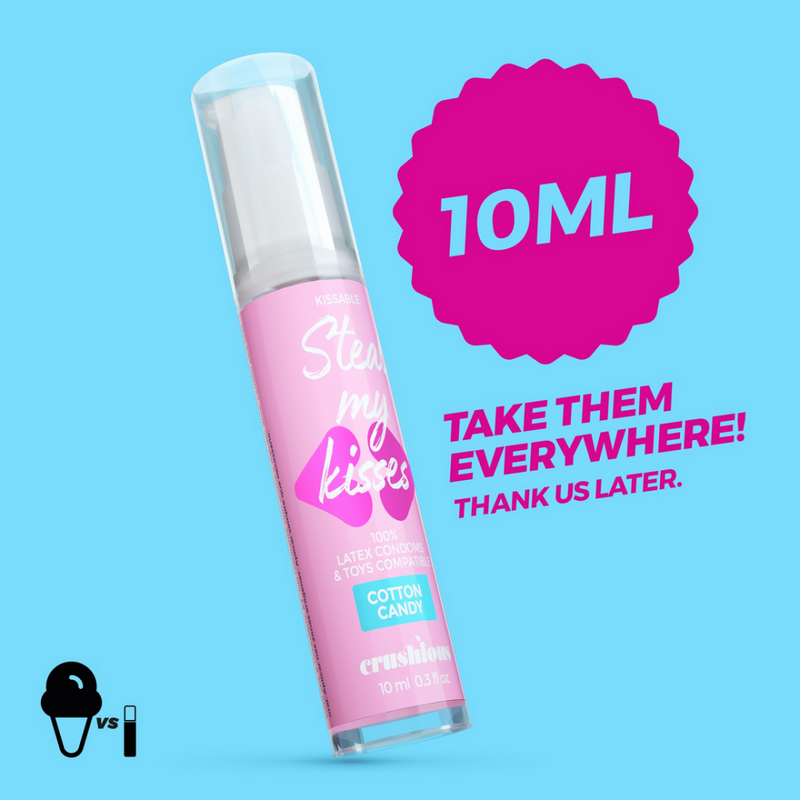 Steal My Kisses - Lubrifiant - Saveur de barbe à papa - 0,3 fl oz / 10 ml