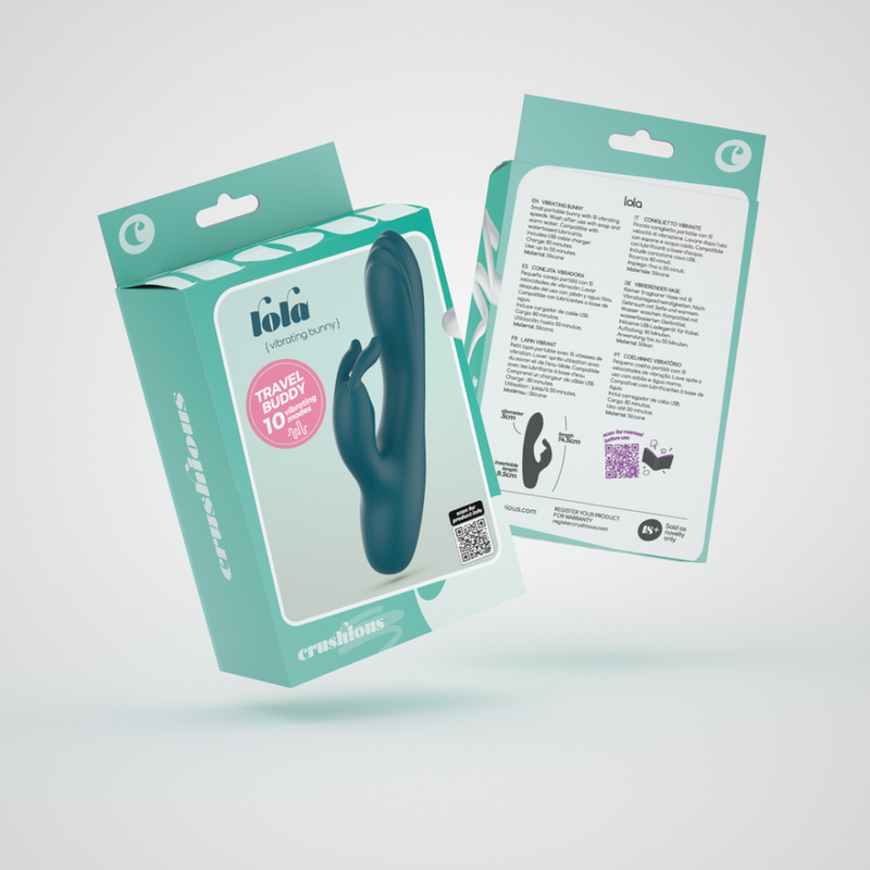 Lola - Mini Vibromasseur Lapin - Émeraude
