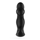 Erixos - Massager prostatique vibrant avec sangle pour les testicules et anneau pénien - Noir