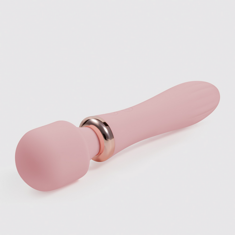Jinx - Stimulateur Double avec Mode Chauffant - Rose Vin