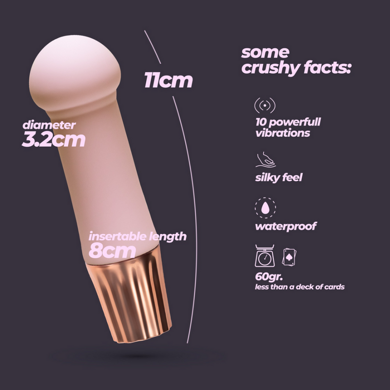 Mellow Puff - Mini Vibromasseur - Rose