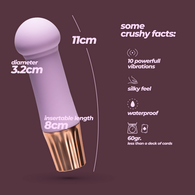 Mellow Puff - Mini Vibromasseur - Lavande
