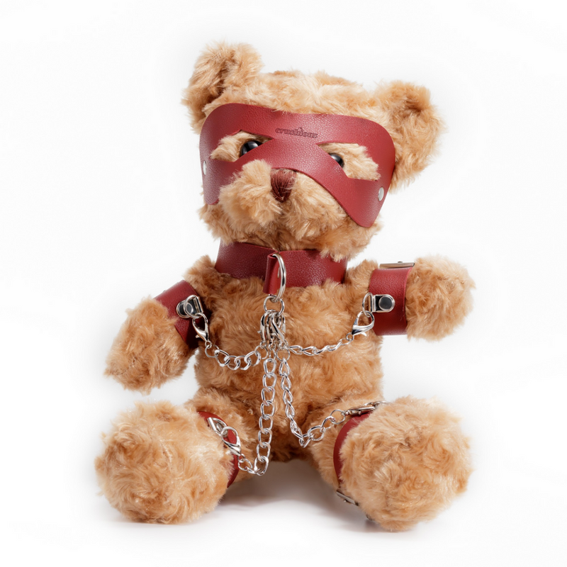 Crushito - Ourson de bondage - 31 cm - Rouge