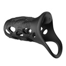 Batiatus - Anneau de protection pénien vibrant - Noir