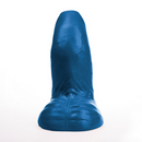 Buri XL - Dildo courbé réaliste avec boules - 10,6 / 27 cm - Bleu
