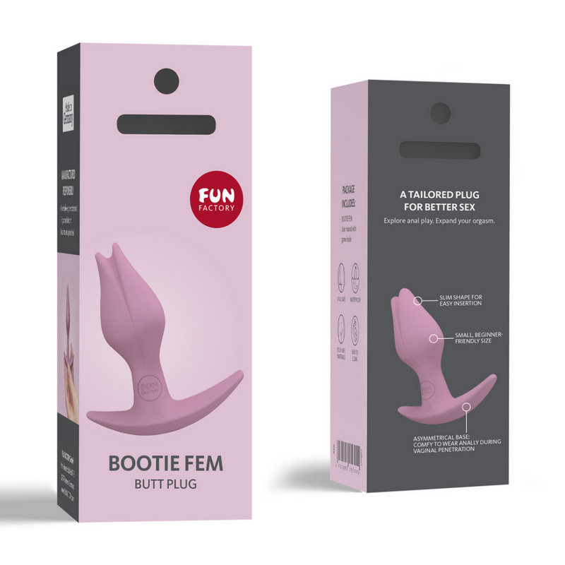 Bootie Fem - Plug Anal - Rose