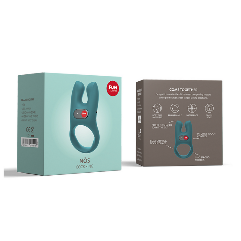 Nōs - Cockring Vibrant - Bleu Profond