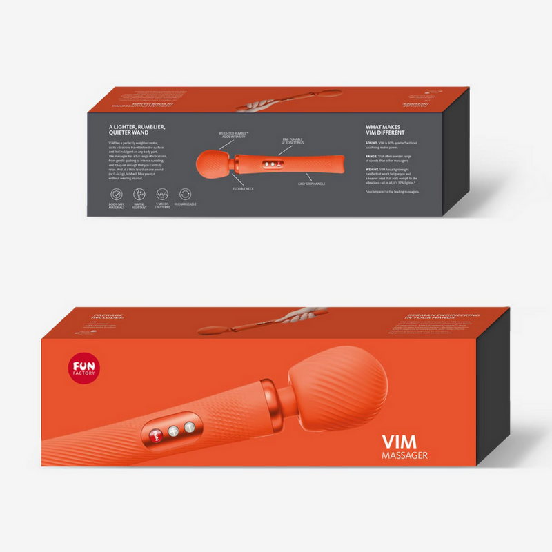 Vim - Stimulateur Wand - Orange Lever de Soleil