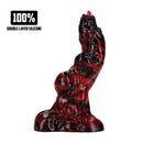 Hell Invader - Dildo en silicone - Rouge/Noir
