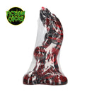 Hell Invader - Dildo en silicone - Rouge/Noir