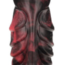 Démon Infernal - Dildo en Silicone - Rouge/Noir