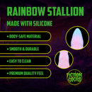 Rainbow Stallion - Plug Anal en Silicone - Arc-en-ciel
