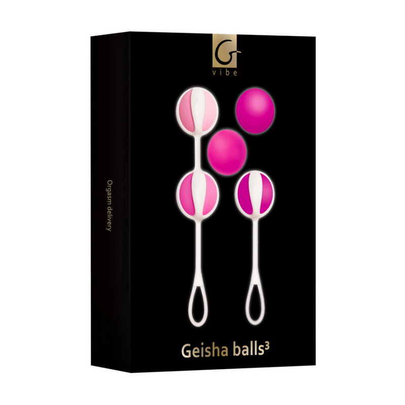 Boules de Geisha 3 - Rose Sucre