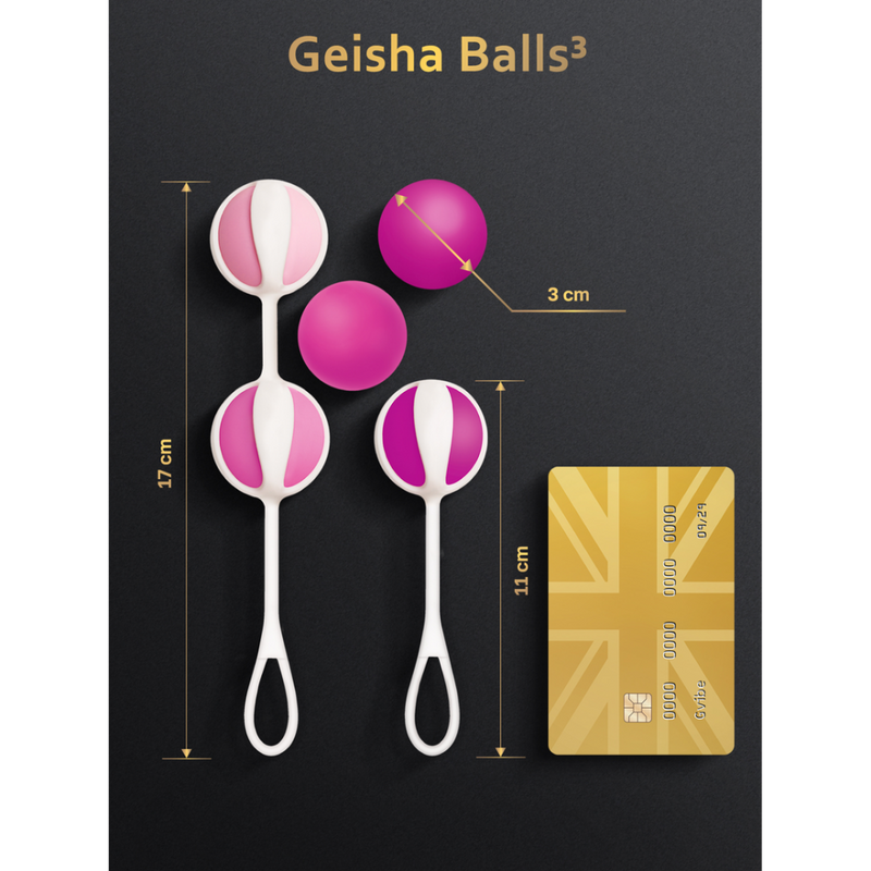 Boules de Geisha 3 - Rose Sucre
