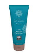 Gel de massage et de glisse 2 en 1 - Ambre - 7 fl oz / 200 ml