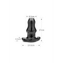 Double Tunnel Plug - Plug Anal Creux - XL