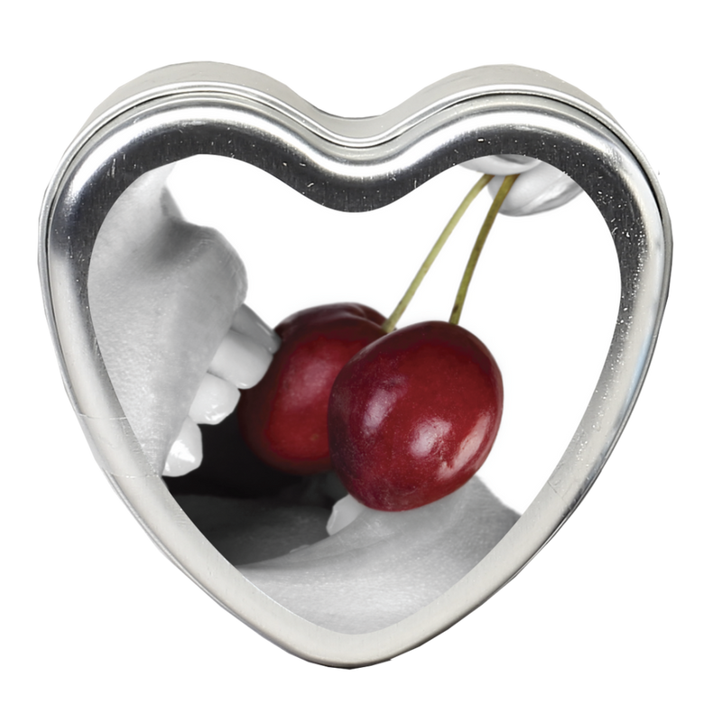 Bougie de massage comestible Cerise - 4 oz / 113 gr