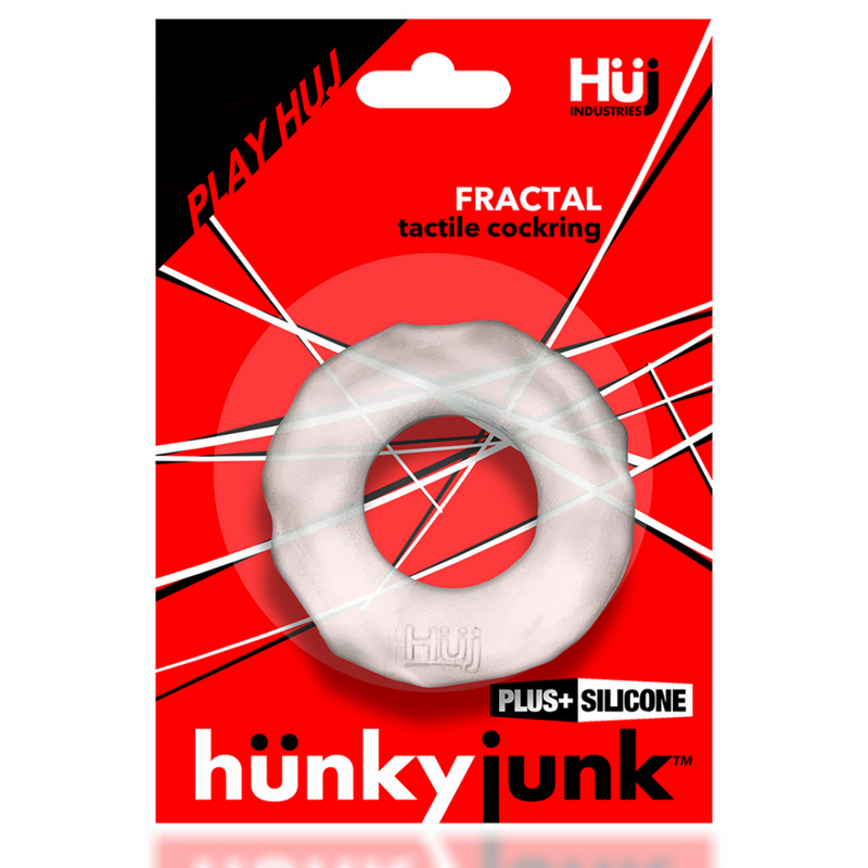 Fractal - Cockring Tactile - Transparent Glace
