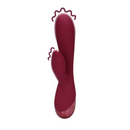 Vibromasseur en silicone lisse - Cerise noire