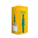 Vibrateur anal en forme de pion - Plume de paon