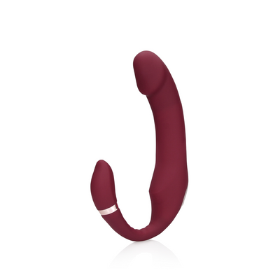 Sangle Vibrante Flexible Sans Sangle - Merlot Raisin