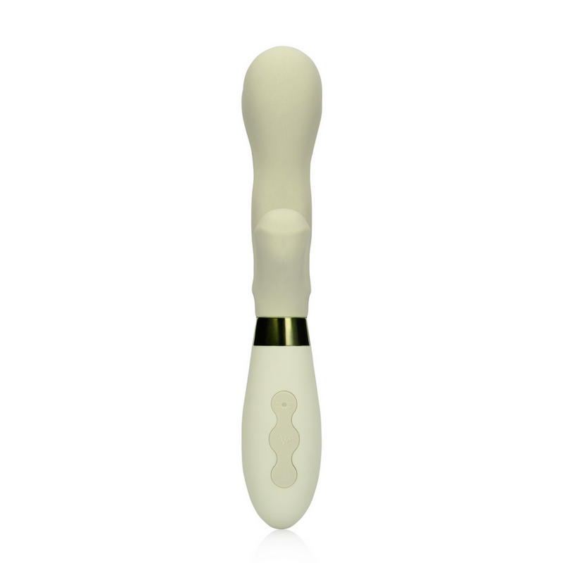 Vibromasseur en silicone - Vert brumeux