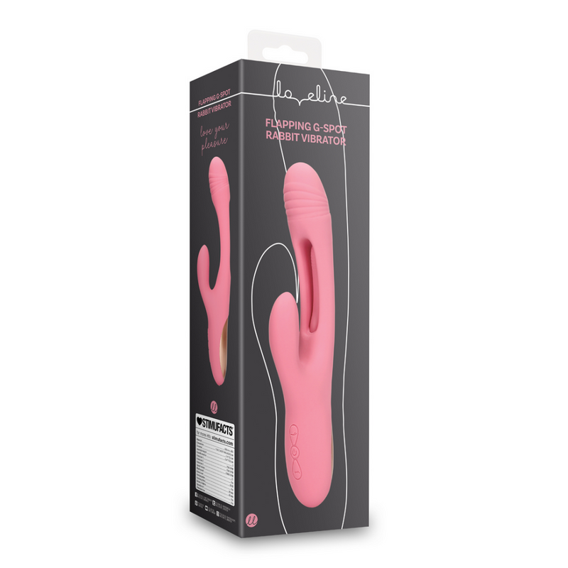 Vibromasseur Rabbit G-Spot Flapping - Rose Arabesque