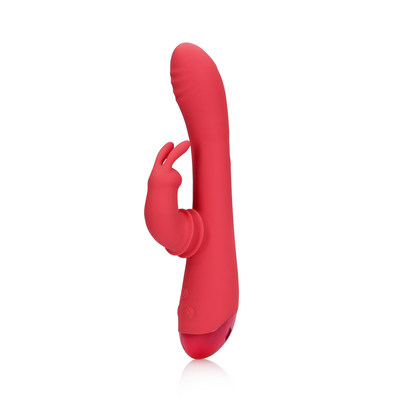 Vibromasseur G-Spot Lapin Oscillant - Rouge Brighto