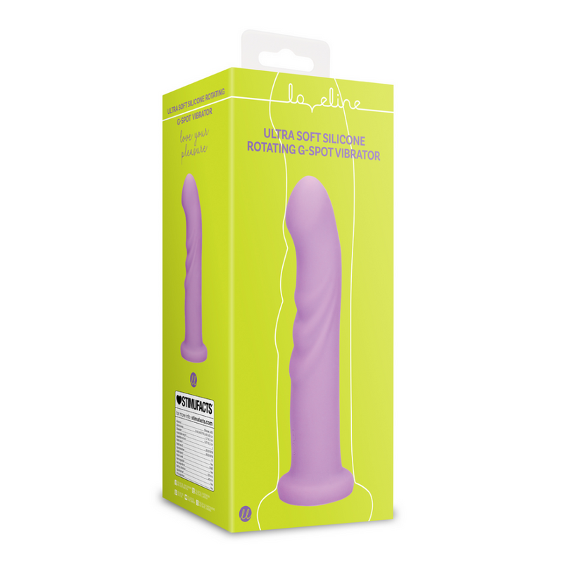 Vibromasseur G-Spot Rotatif Ultra Doux en Silicone - Lavande Spectacle