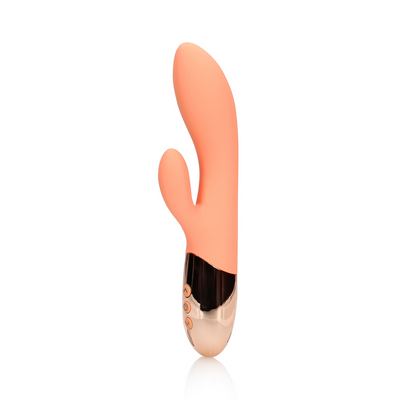 Vibromasseur Lapin Ultra Doux en Silicone - Pêche Céramique