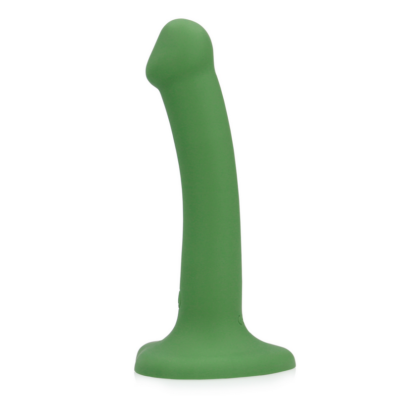 Dildo vibrant non-phallique - Petit - Vert forêt