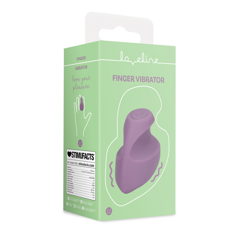 Vibromasseur pour les doigts - Violet Mystique