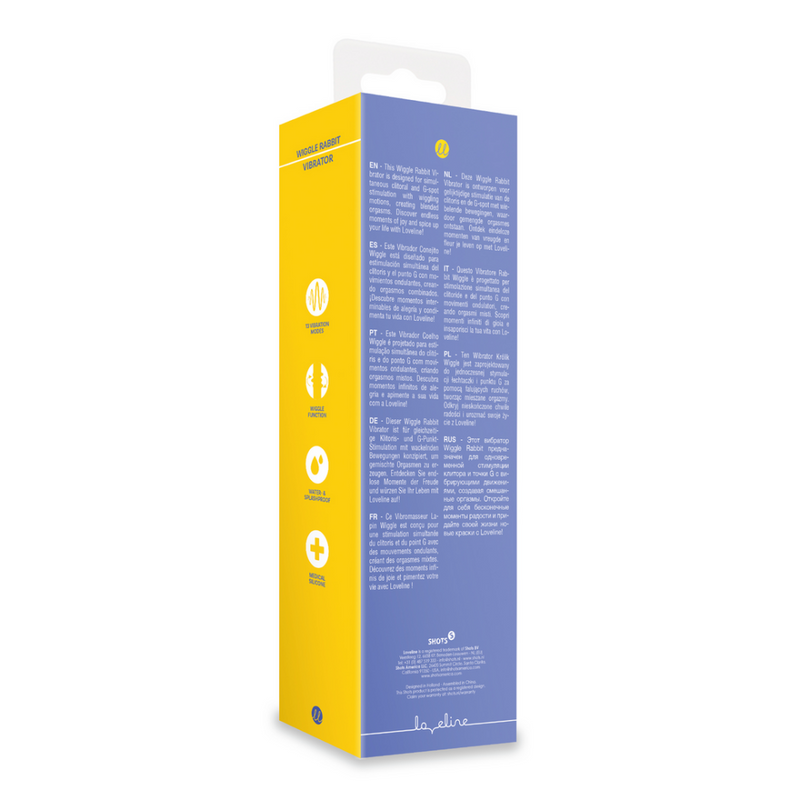 Vibromasseur Wiggle Rabbit - Jetset Blue