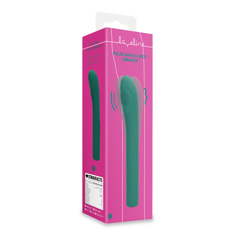 Vibromasseur G-Spot Pulse Wave - Cristal Vert