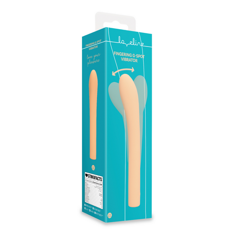 Vibromasseur G-Spot à doigt - Peach Fuzz