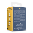 Cockring vibrant avec stimulation du clitoris - Bleu Indigo