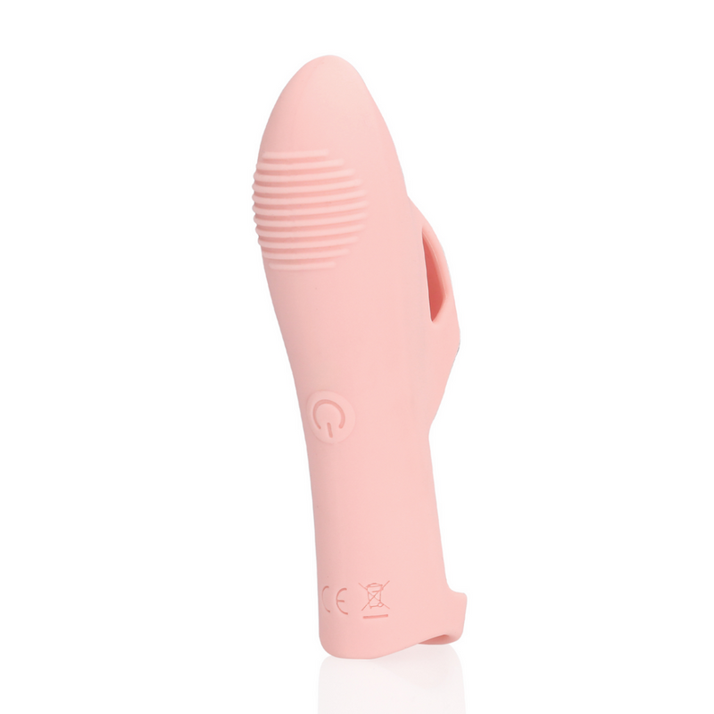 Vibromasseur en silicone pour les doigts - Touch of Pink