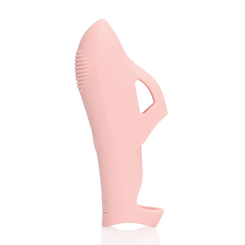 Vibromasseur en silicone pour les doigts - Touch of Pink