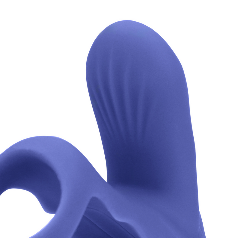 Cockring vibrant avec stimulation du clitoris - Tamiya Blue