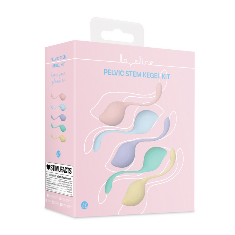 Kit de Kegel à tige pelvienne - Multicolore