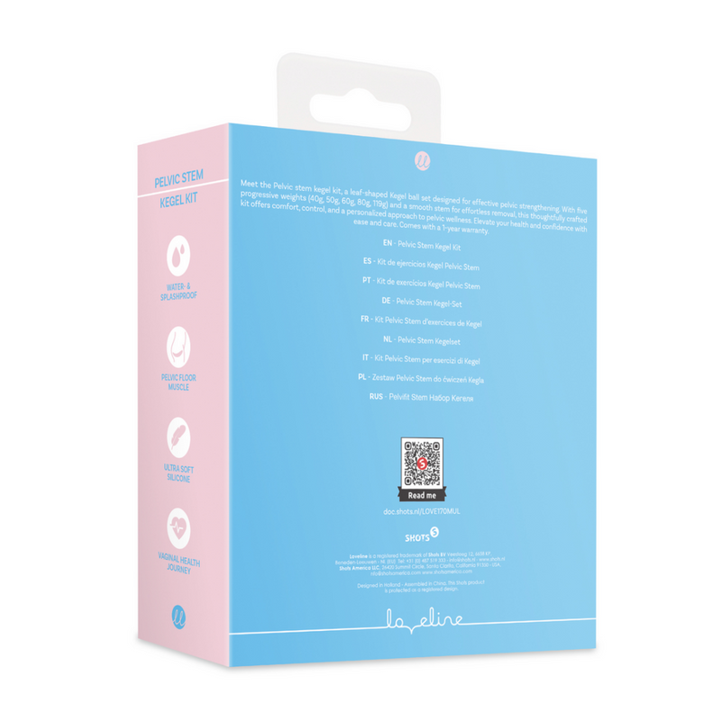 Kit de Kegel à tige pelvienne - Multicolore