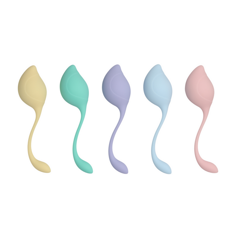 Kit de Kegel à tige pelvienne - Multicolore