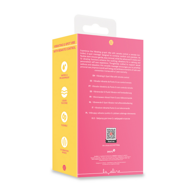 Vibromasseur G-Spot avec Télécommande - Rose