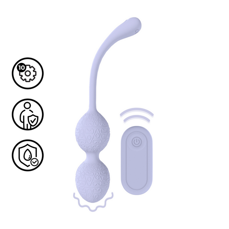 Boule Vibrante Kegel avec Télécommande - Lavande