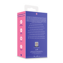 Vibromasseur pliable à double extrémité avec télécommande - Violet