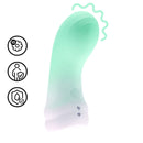 Vibromasseur Doux pour Doigts - Vert Brumeux