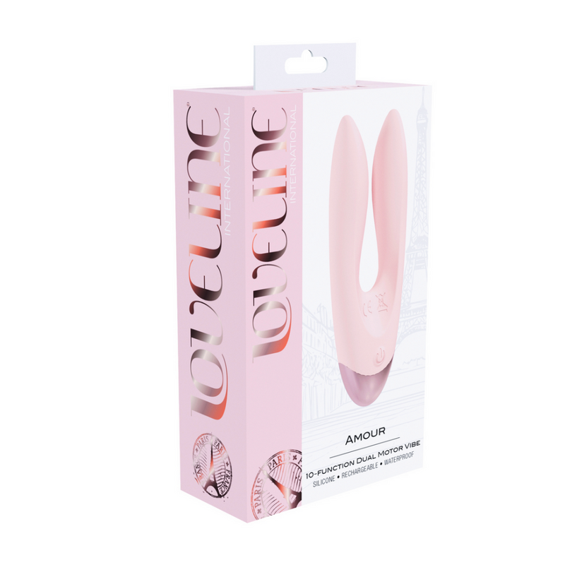 Amour - Vibreur à Double Moteur - Rose