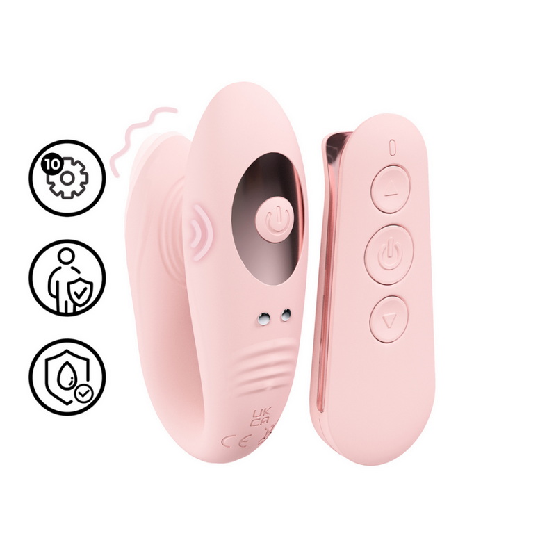 Charme - Vibreur à Double Moteur Télécommandé - Rose